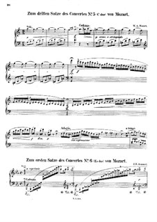 Kadenzen zum Klavierkonzert in Es-Dur von Mozart: Zum Teil I by Johann Nepomuk Hummel