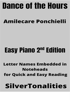 Dance of the Hours: For easy piano 2nd Edition by Amilcare Ponchielli
