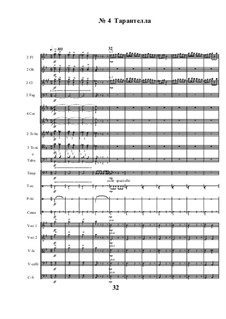 Suite für Sinfonieorchester 'Aschenputtel': Nr.4 Tarantella by Vitalii Manyk