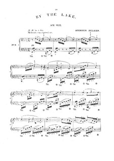 Am See, D.746: Bearbeitung für Klavier by Franz Schubert