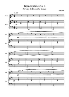 Nr.1: Für Violine und Klavier by Erik Satie