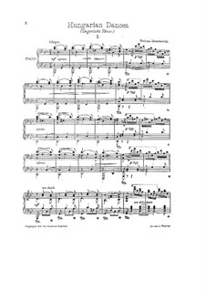 Nr.1-10: Für Klavier (Version von M. Moszkowski) by Johannes Brahms