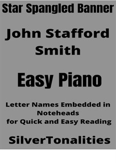 Piano version: Für Klavier, leicht by John Stafford Smith