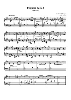 Popular Ballad: Popular Ballad by Ferdinand Praeger
