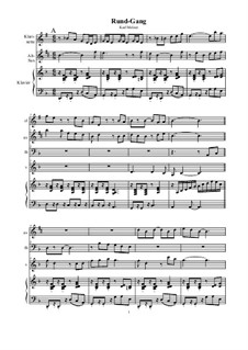 Rund-Gang (cl, as, t-h, v, p): Rund-Gang (cl, as, t-h, v, p) by Karl Melzer