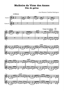 Muiñeira da Virxe dos Anxos: Dúo de gaitas by José Ramón Córdoba Rodríguez