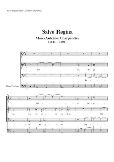 Salve Regina: Salve regina by Marc-Antoine Charpentier