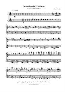 Invention in G minor: Invention in G minor by Dmitry Teslov
