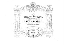 Vollständige Oper: Für Klavier, vierhändig by Wolfgang Amadeus Mozart