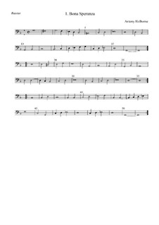 Bona Speranza: Bassus by Anthony Holborne