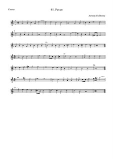 Pavane für Streicher (G-Dur): Cantus by Anthony Holborne