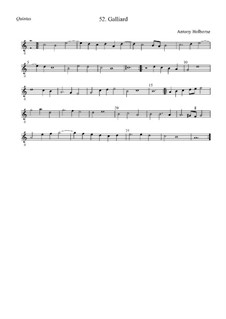 Gaillarde in a-Moll für Streicher: Quintus by Anthony Holborne