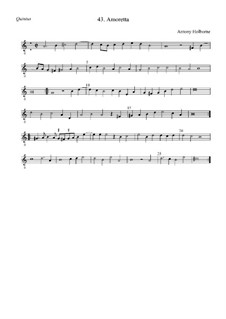 Amoretta: Quintus by Anthony Holborne