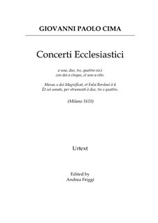 Concerti Ecclesiastici: Concerti Ecclesiastici by Giovanni Paolo Cima