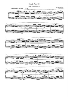Etüde Nr.10 in f-Moll, Op.20: Etüde Nr.10 in f-Moll by Johann Kaspar Kerll