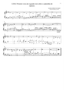 Primeiro verso do segundo tom sobre o cantochão do soprano: Primeiro verso do segundo tom sobre o cantochão do soprano by Manuel Rodrigues Coelho