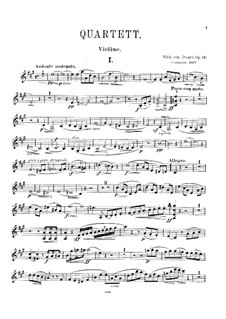 Klavierquartett in A-Dur, Op.14: Klavierquartett in A-Dur by Richard von Perger