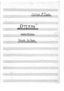 Otello: Flötenstimme by Giuseppe Verdi