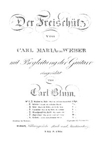 Fragmente: Für Stimmen und Gitarre by Carl Maria von Weber