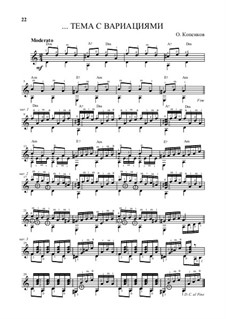 Theme and Variations, Op.3: Thema und Variationen by Oleg Kopenkov