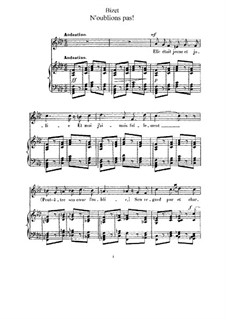 Ausgewählte Lieder: Buch I by Georges Bizet
