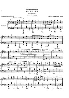 Vollständiger Satz: Bearbeitung für Klavier (mit Fingersatz) by Johannes Brahms