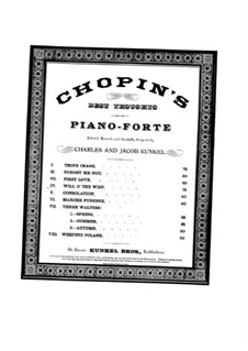 Impromptu Nr.2 in fis-Moll, Op.36: Für Klavier (Version in G-Dur) by Frédéric Chopin