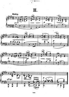 Zwölf Klavierstücke, Op.26: Stücke Nr.3-4 by Theodor Kirchner