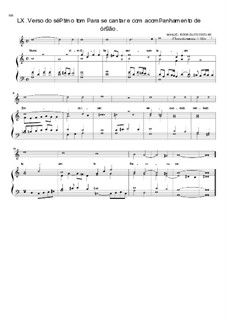 Verso do séptimo tom para cantar e órgão: Verso do séptimo tom para cantar e órgão by Manuel Rodrigues Coelho