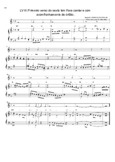 Primeiro verso do sexto tom para cantar e órgão: Primeiro verso do sexto tom para cantar e órgão by Manuel Rodrigues Coelho