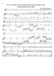 Terceiro verso do segundo tom para cantar e órgão: Terceiro verso do segundo tom para cantar e órgão by Manuel Rodrigues Coelho