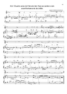 Quarto verso do primeiro tom para cantar e órgão: Quarto verso do primeiro tom para cantar e órgão by Manuel Rodrigues Coelho