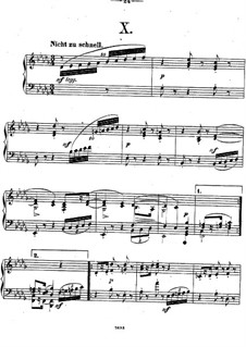 Zwölf Klavierstücke, Op.26: Stück Nr.10 by Theodor Kirchner