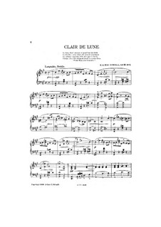 Les Orientales, Op.37: No.1 Clair de lune by Edward MacDowell