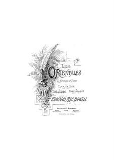 Les Orientales, Op.37: No.2 Dans le hamac by Edward MacDowell