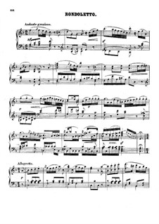 Rondoletto in F-Dur: Rondoletto in F-Dur by Johann Nepomuk Hummel