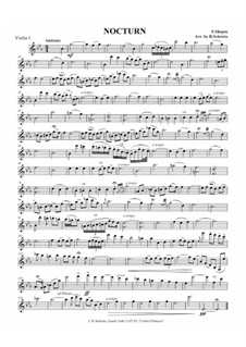 Nr.2 in Es-Dur: Für Streichquartett by Frédéric Chopin