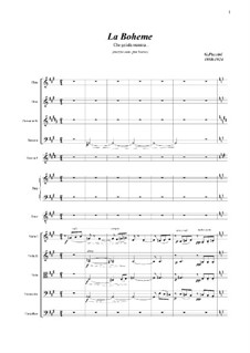 Che gelida manina: Partitur und Stimmen by Giacomo Puccini