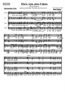 Datis, Nepis, Potus, Colonia, Op.20: Datis, Nepis, Potus, Colonia by Bernd Gehring