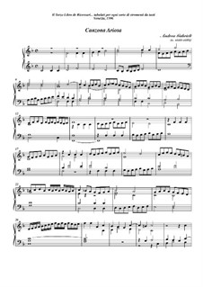 Canzona Ariosa: Für Orgel by Andrea Gabrieli