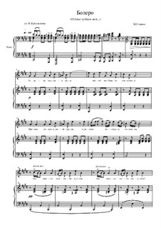 A Farewell to Saint Petersburg: Nr.3 Bolero (d-Moll) by Michail Glinka