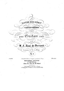 Ronde des Fées. Capriccetto, Op.2: Für Gitarre by Marco Aurelio Zani de Ferranti