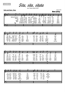 Humor im Chor. Sita, sita, sitata: Humor im Chor. Sita, sita, sitata, Op.218 by folklore