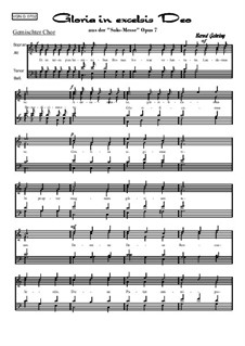 Solomesse, Op.7: Nummer 2: Gloria by Bernd Gehring