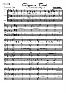 Solomesse, Op.7: Nummer 6: Agnus Dei by Bernd Gehring