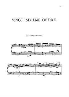 Vingt-sixième ordre : Vollsammlung by François Couperin