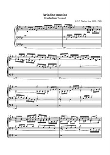 Ariadne Musica: Prelude No.7 in E Minor by Johann Caspar Ferdinand Fischer