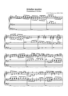 Ariadne Musica: Prelude No.17 in B Flat Major by Johann Caspar Ferdinand Fischer