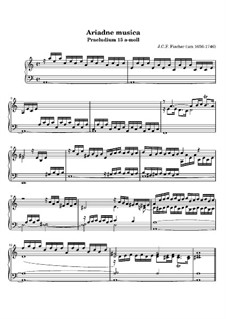 Ariadne Musica: Prelude No.15 in A Minor by Johann Caspar Ferdinand Fischer