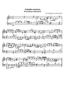 Ariadne Musica: Prelude No.6 by Johann Caspar Ferdinand Fischer